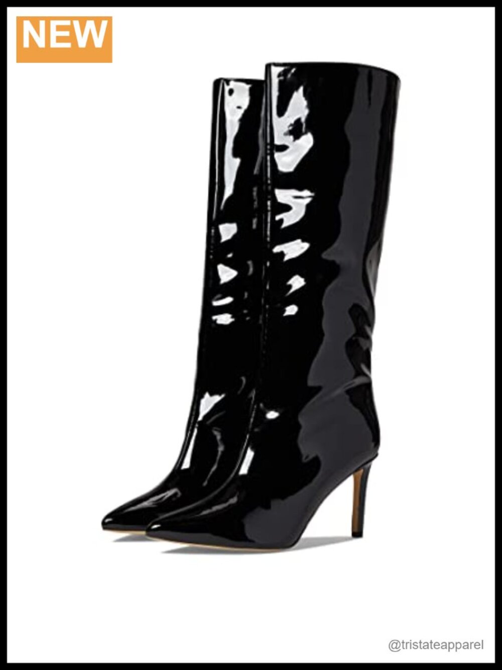 GUESS Dayton Knee High Dress Boot Pull On Stiletto Heel